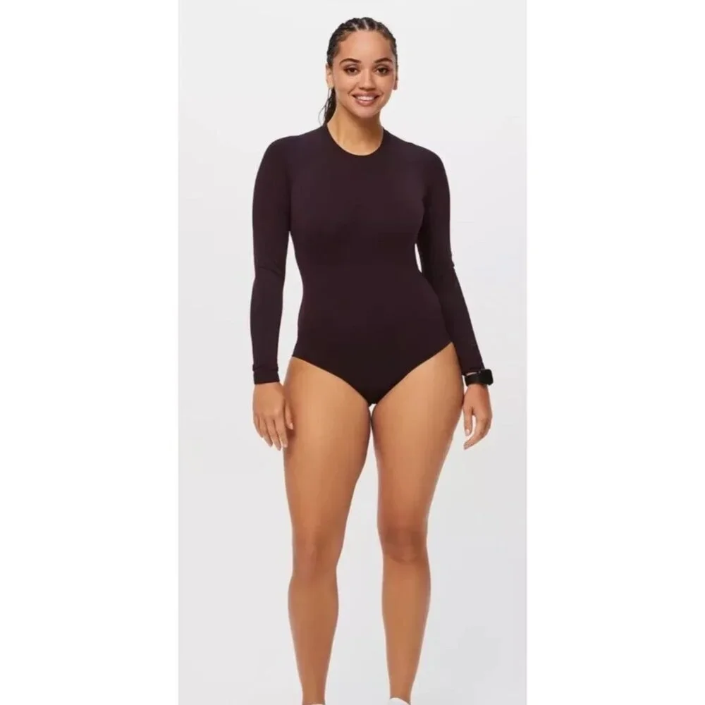 FIGS Seamless Performance Bodysuit Underscrub Long Sleeve Size 2XL Stretch 1A - Picture 2 of 7